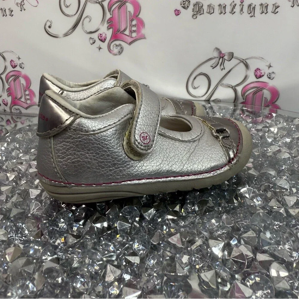 Windriver shoes sneakers shiny pink Chic Silver Baby Walker Shoes